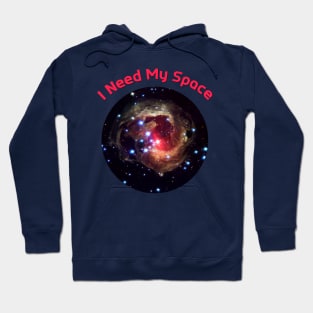 I Need My Space V838 Mon MilkyWay Nebula Hoodie